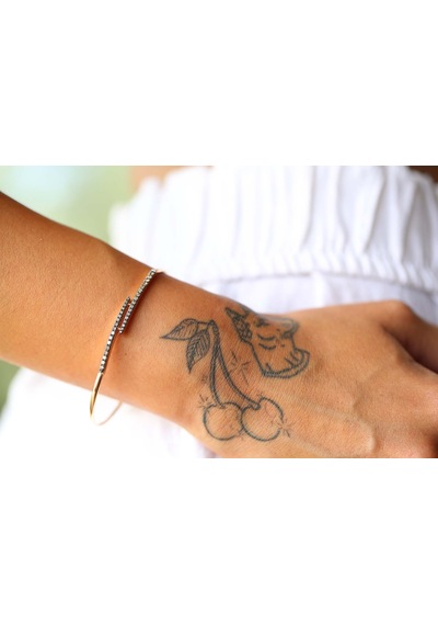 Reis Kuyumculuk T9604 Claw Brown Bangle Altın Bilezik