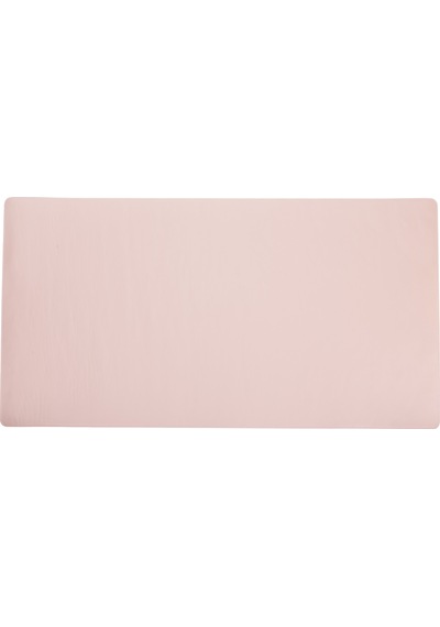 Still & Silent Pink Gerçek Deri Desk Mat Apple Uyumlu MacBook Altlığı