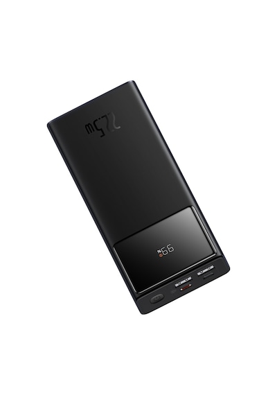 Baseus Star-Lord Overseas Edition 22.5 W 20000 mAh Dijital Ekranlı Powerbank Siyah