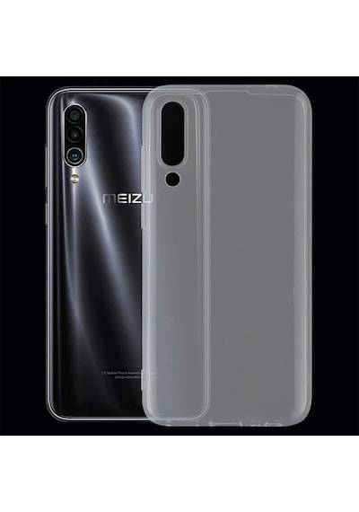 Meizu 16xs Kamera Korumalı Fit Silikon Kılıf- 5775 Siyah