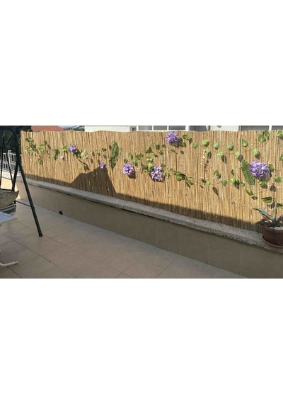 Bygolden 1 Metre x 5 Metre Kamış Hasır Doğal Çit Gölgelik
