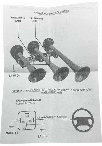 12v Korna Rölesi Modülü-beyni Nurı Alco Melodili