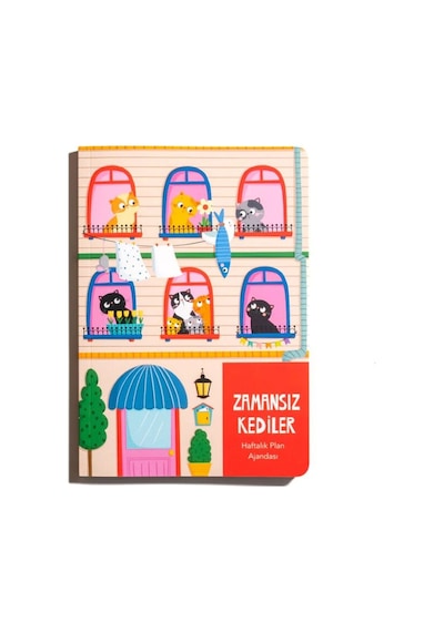 Melimelek Kediler Zamansız Ajanda 4 Tb-022 Çok Renkli