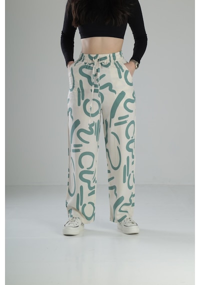 Cocopelli Yes İl Etnik Desenli Baggy Pantolon Coc1848 Desenli