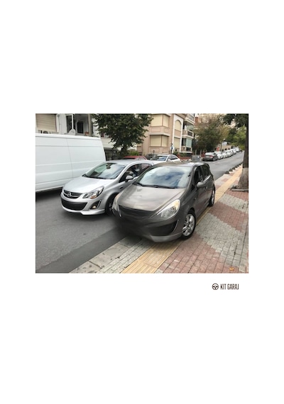 Opel Corsa Makyajlı Ön Ek Plastik Boyasız