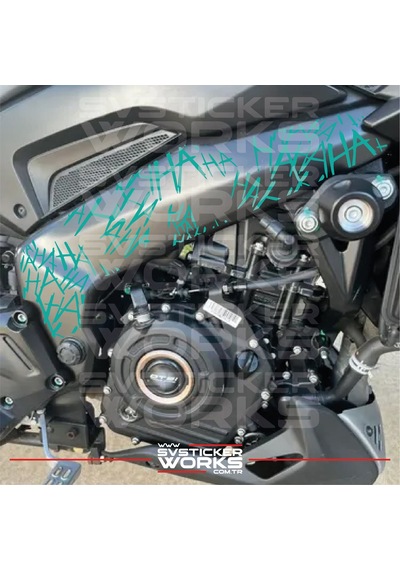 Haha Sticker Motor Araba Dekorasyon Sticker Evrensel 50 Adet 1 Paket 19201845