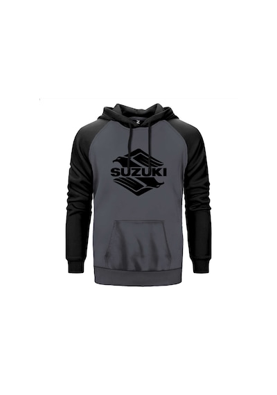 Suzuki Intruder Gri Renk Reglan Kol Sweatshirt Gri