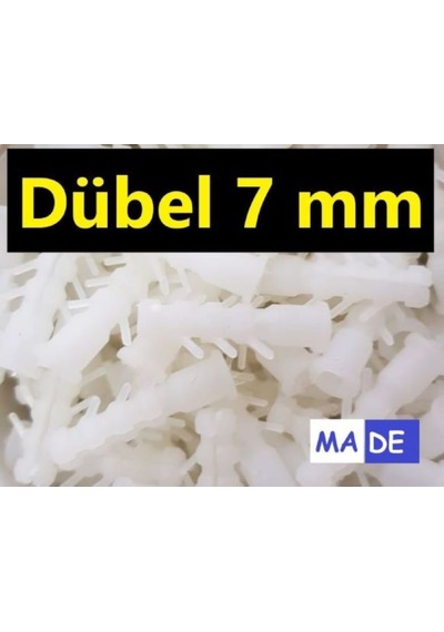 Dübel 7 Mm 1000 Adet Standart Plastik Dubel Ar.10 N11.1559