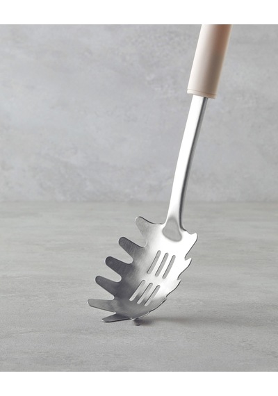 English Home Maisy Paslanmaz Çelik Salata Maşası Servis Gereci 31,5 Cm Krem Krem