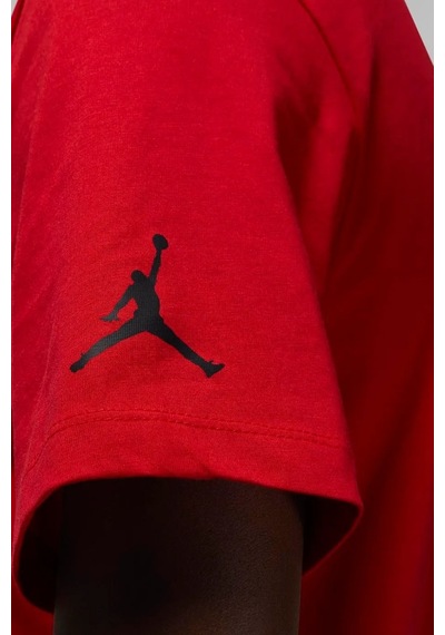 Nike Jordan Holiday Ss Crew Red Baskılı Erkek Günlük Tişört Kırmızı Kırmızı