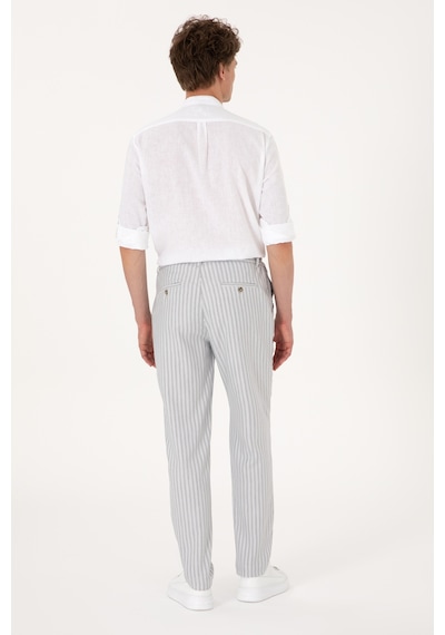 U.s. Polo Assn. Erkek Açık Gri Pantolon Kanvas-chino 50300012-vr001 Acık Grı
