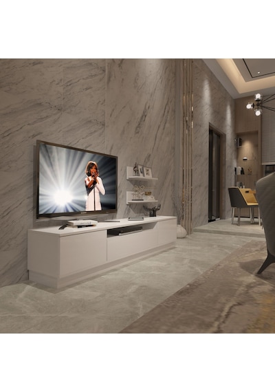 Decoraktiv Trendstyle 4s Mdf Tv Ünitesi Tv Sehpası Beyaz