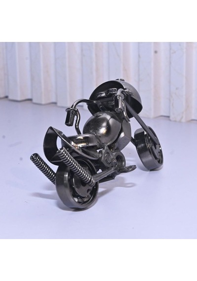 Kişiye Özel İsimli Metal Motosiklet Biblo El Yapımı Chopper Motor Maketi Hediye