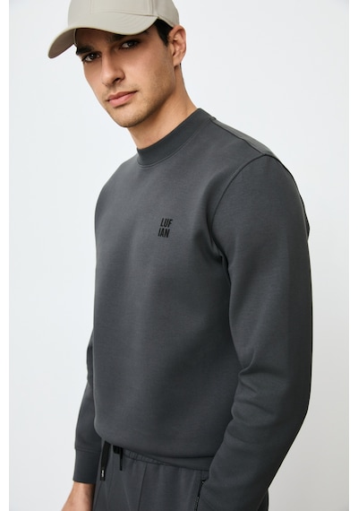 Lufian Grand Erkek Sweatshirt Antrasit Antrasit 112030192100110