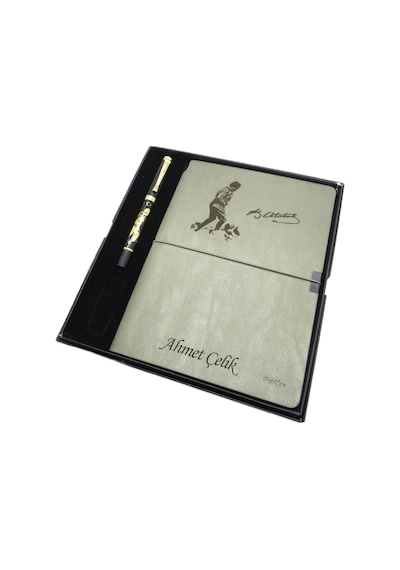 Scrikss İsme Özel Verona Defter K.atatürk İmzalı + İsme Özel Ata