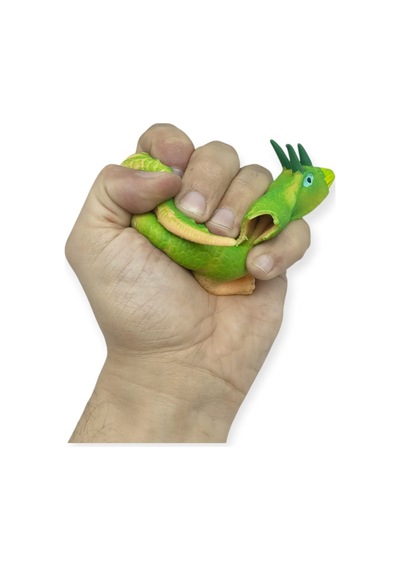 Fidget Oyuncak - Streç Dinazor Figürü 18 Cm - Triceraptors Hayvan