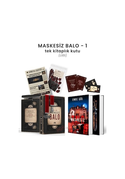 Maskesiz Balo 1 - Tek Kitaplık Kutu - Kyut-894234