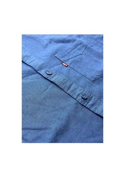 Levi's Keten Karışımlı Standart Fit Uzun Kol Erkek Gömlek Sh-43356 Derin Mavi
