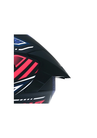 Gp Kompozit Mks008-rbbr Yarış Spoiler Güneş Vizörlü Şeffaf Full Face Motosiklet Kaskı Çok Renkli