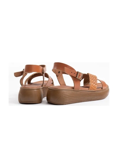Trendella Taba Hakiki Deri Sandalet Tr31my58b Siyah