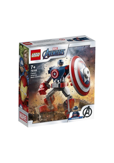 LEGO Marvel Avengers 76168 Kaptan Amerika Robot Zırhı 121 Parça