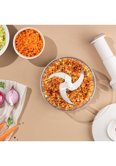 Mugiss M-14 Basmalı El Rondosu Doğrayıcı - Büyük Boy 3 Bıçaklı 1.5 Lt Mika Kristal Hazne- 12'li Paket Diğer