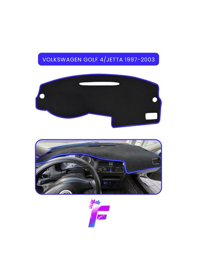 Volkswagen Golf 4 1997-2003 Torpido Örtüsü Araca Özel Üretim Kolay Montaj Tam Uyum B89 Torpido Halısı