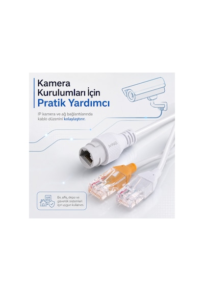 Mn6 Mn-px2 Poe Rj45 Splitter Çoklayıcı Mux Combiner Ethernet Ağ Adaptörü