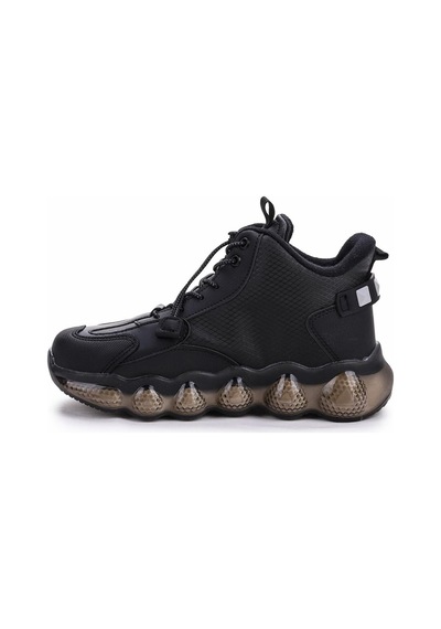 Cool Edi Air Bosst Ortopedik Taban Unisex Çocuk Bot Siyah
