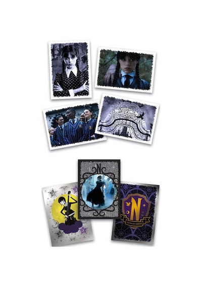 Panini Wednesday Koleksiyon Sticker Çıkartmaları + 2 Paket 10 Adet Sticker