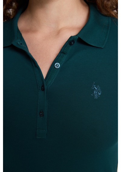 U.S. Polo Assn. Kadın Yeşil Basic Sweatshirt 50326760 Vr060 Eden Green