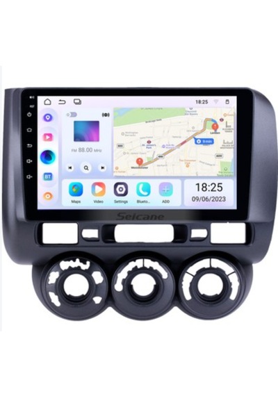 Foxus Honda/jazz Cıty 4gb Ram 64gb Hafıza Android Dokunmatik Ekran Oto Teyp - Carplay Wifi Gps Bluetooth Kamera Destekli Oem