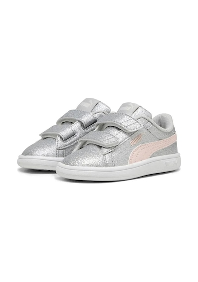 Puma Smash 3.0 Glitz Glam Gri Kız Çocuk Sneaker 000000000101905134 Gri