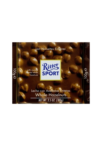 Ritter Sport Çikolata 100 G Fındık - Sütlü Çikolata Keyfi 6'li Avantaj Paketi - 6 Adet Tarı