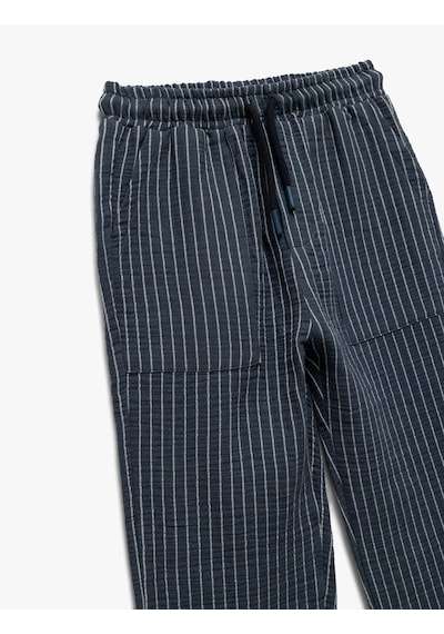 Koton Pamuklu Çizgili Beli Bağcıklı Pantolon Lacivert Çizgili 5skb40134tw Lacivert Çizgili Lacivert Koton Pamuklu Çizgili Beli Bağcıklı Pantolon Lacivert Çizgili 5skb40134tw Lacivert Çizgili Lacivert