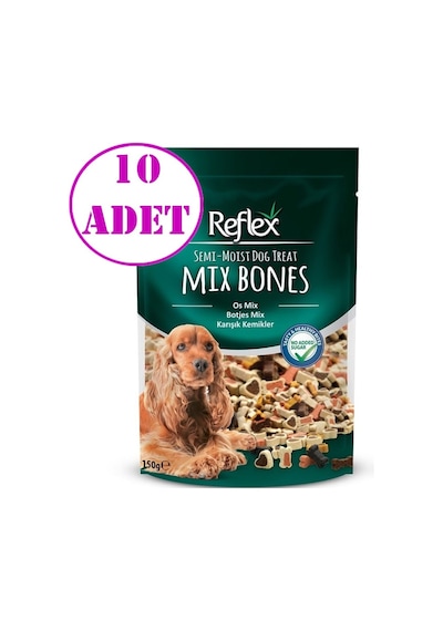 Reflex Mix Bones Karışık Kemikler Yumuşak Köpek Ödülü 10 x 150 G