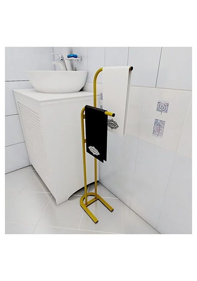 Retro Gold Dik Havluluk Banyo Düzenleyici Konsept Havluluk Gold - Altın