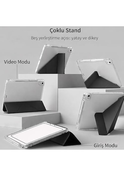 Galaxy Tab S10 Lite İle Uyumlu Kılıf Sm-x400 Saydam Arka Kapak Flip Smart Cover Katlanabilir Standlı Darbe Emici Koruyucu Tablet Kılıfı Akıllı Uyku Özellikli Mavi Galaxy Tab S10 Lite İle Uyumlu Kılıf Sm-x400 Saydam Arka Kapak Flip Smart Cover Katlanabilir Standlı Darbe Emici Koruyucu Tablet Kılıfı Akıllı Uyku Özellikli Mavi