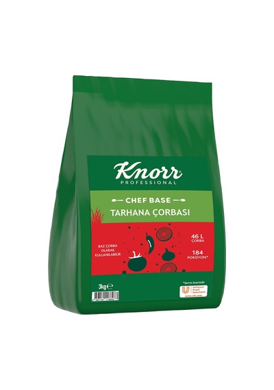 Knorr Chef Base Food Solutions Çorba 3 Kg Tarhana - Profesyonel Pratik Çözüm Tarı