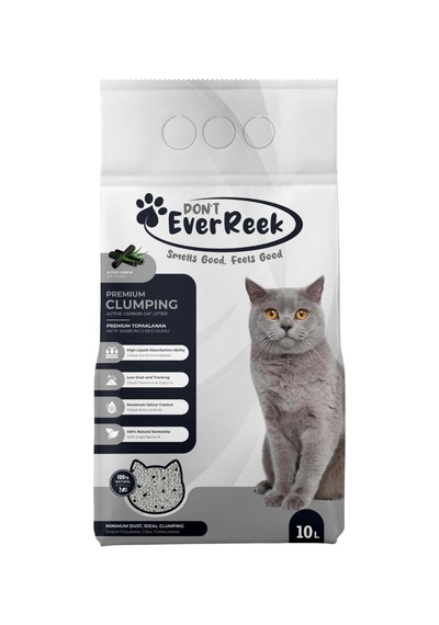 Kedi Kumu 10 Litre, Aktif Karbon