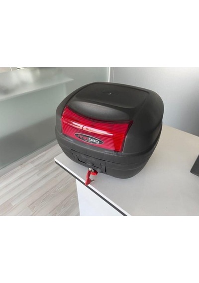 First Bag Motosiklet Çantası 33 Litre Kırmızı Reflektörlü