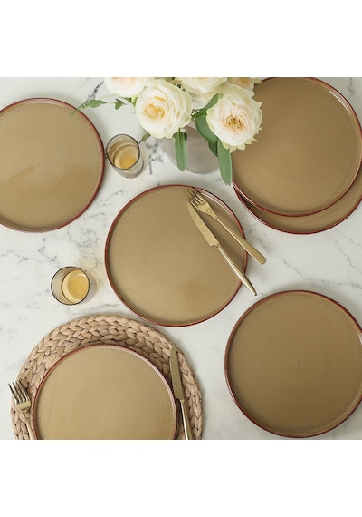 Keramika Vintage Stackable Servis Tabağı 27 Cm 6 Adet 21979