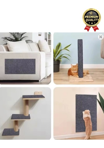 Dayanıklı Kolay Uygulanabilir Yapıştırılabilir Eşya Mobilya Koruyucu Kedi Tırmalama Matı 100 X 30 Cm