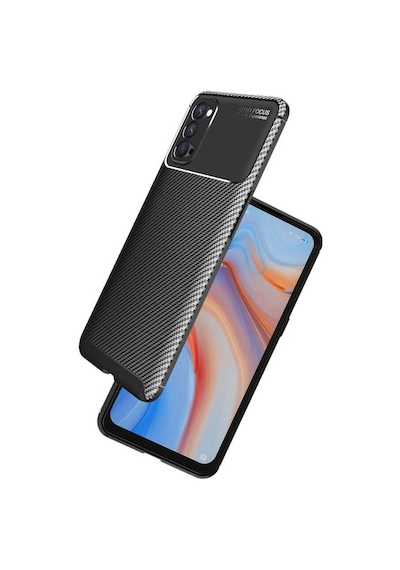 Oppo Reno 4 Kilif Karbon Silikon Case 449337565