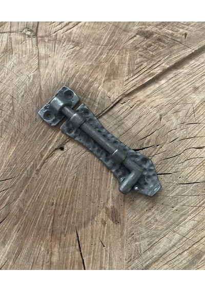 EL YAPIMI ANTİK PİRİNÇ OKSİT SİYAH SÜRGÜ AHŞAP KAPI SÜRGÜSÜ 13CM