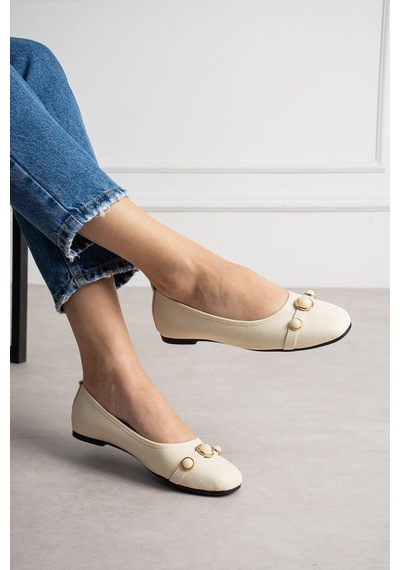 Moda Devrin Bej İncili Babet