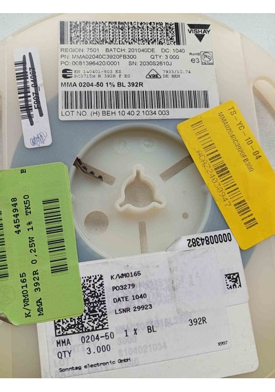 Mma02040c3920fb300 392r 204 Smd Direnç 1000 Adet