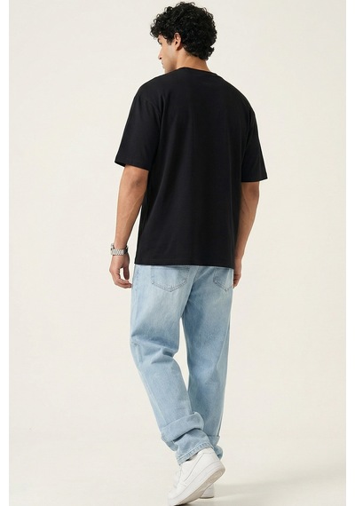 Bigdart Erkek Rahat Kesim Baggy Jean Pantolon 30076 - Mavi