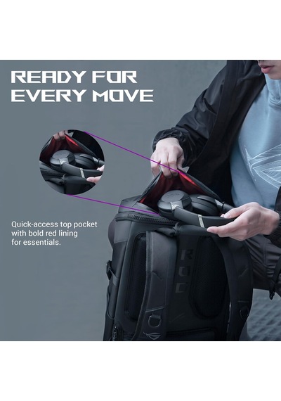 Asus Bp2701 Rog Sırt Çantası/gr 43,9 Cm 17,3 Zaino Nero, Grigio Diğer