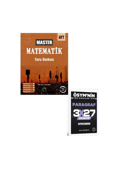 Okyanus 2027 Ayt Master Matematik Soru Bankası+ Evp Akademi Paragraf